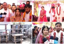 झांसी के परासई में 21 कन्याओं के विवाह सम्मेलन में खुद दूल्हा बने आशीष सरपंच, क्षेत्र में चर्चा का विषय बना अनोखा आयोजन