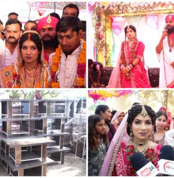 झांसी के परासई में 21 कन्याओं के विवाह सम्मेलन में खुद दूल्हा बने आशीष सरपंच, क्षेत्र में चर्चा का विषय बना अनोखा आयोजन